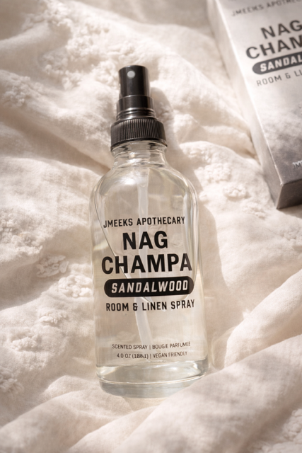 Nag Champa Sandalwood Room & Linen Spray – jmeeksapothecary